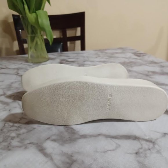 LIKE NEW Vince Saxon Snakeskin-Embossed Leather Platform Sneakers Size 5.5 - Picture 6 of 6